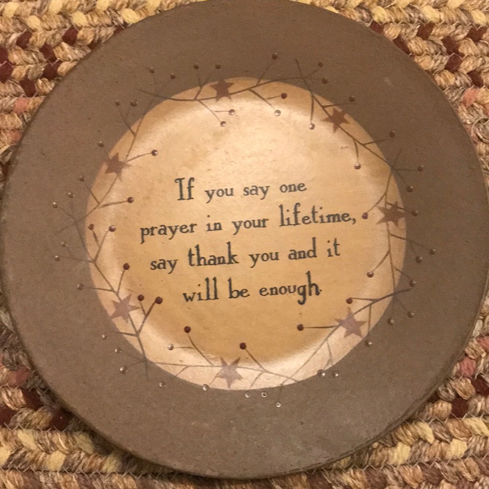 Decorative Barbara Lloyd plate